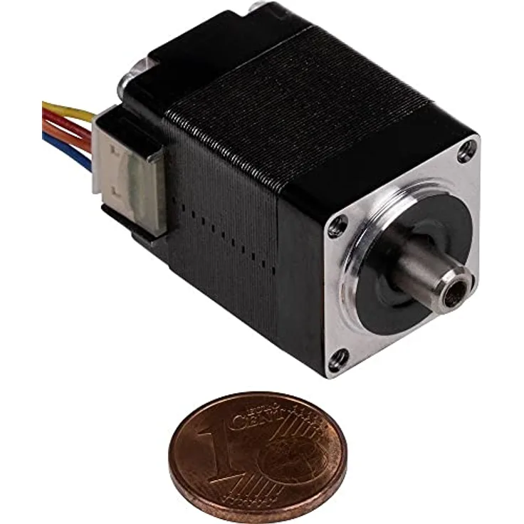 Joy-it Schrittmotor NEMA08-05HS 0.016 Nm 0.6A 0.6A Wellen-Durchmesser: 5mm