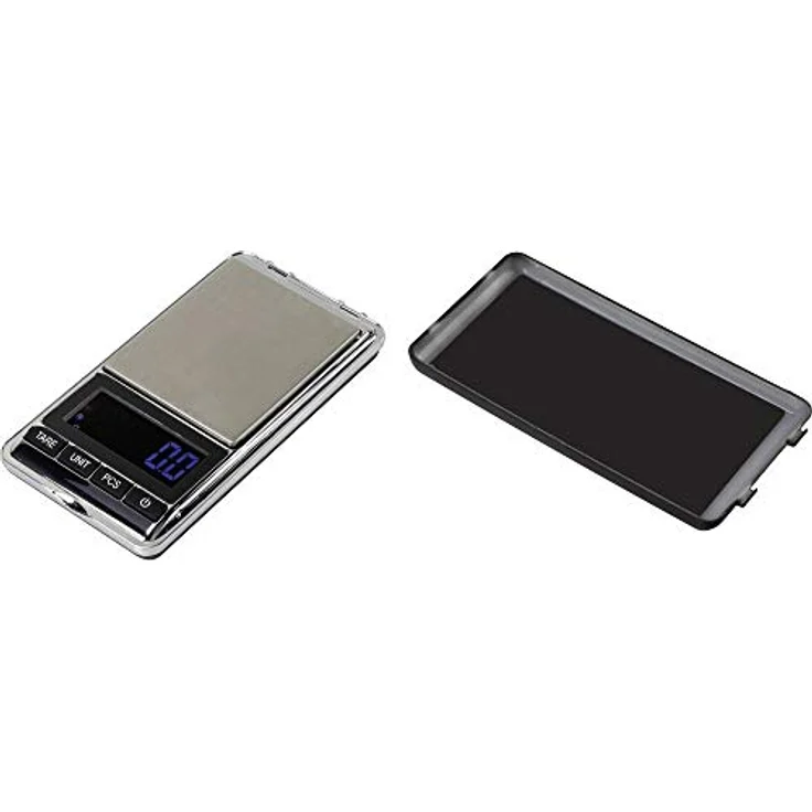 Basetech Taschenwaage SJS-60007 Wägebereich (max.) 500 g Ablesbarkeit 0.1 g batteriebetrieben Silber (SJS-60007) – Bild 3
