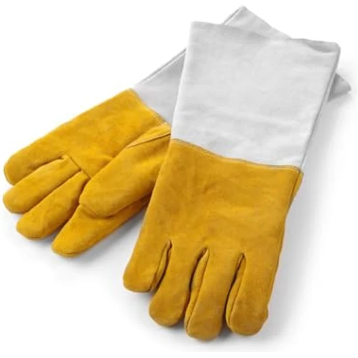 HENDI Ofenhandschuhe aus Leder, 2 Stück, hitzebeständig bis 250°C, extra lang mit 460mm Länge, CE-konform: Tests, Infos & Preisvergleich