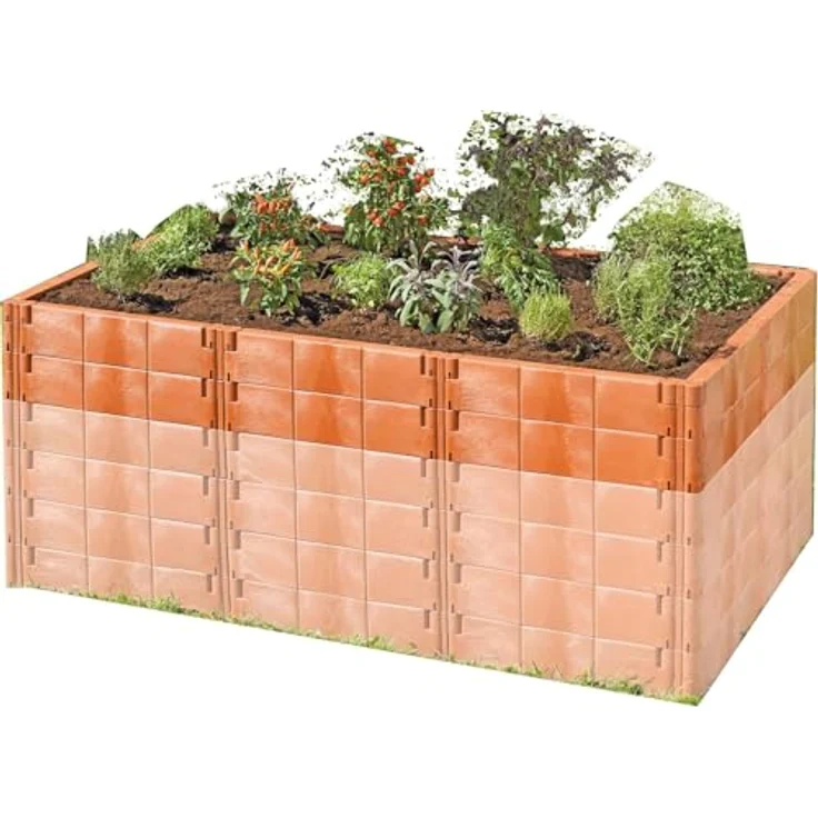 Juwel Hochbeet-Aufbausatz terra 190x121x26cm – Bild 2