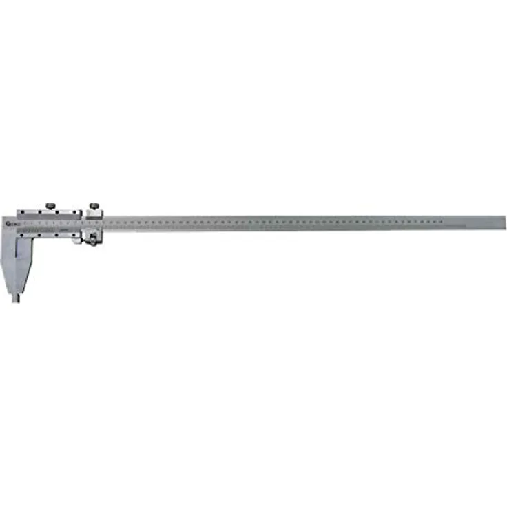 Geko G01496 Schwerlast-Messschieber, 600 mm, 0,05 mm, Silber - Hochwertiger Messschieber aus Polen