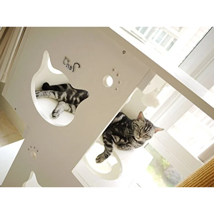 Cats Design Kratzbaum Grosse Katzen stabil/Katzenbaum XXL Edel/Katzenhaus katzenhöhle Katzenbett/Multi Cat Tree D5b – Bild 5