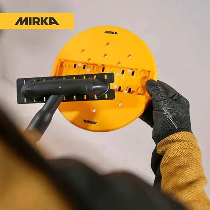 Mirka DecoSander Multischleifer, Kombi-Schleifer mit Click & Slide System, teleskopierbar von 1,1 m bis 1,8 m, integriertes Staubabsaugsystem – Bild 6