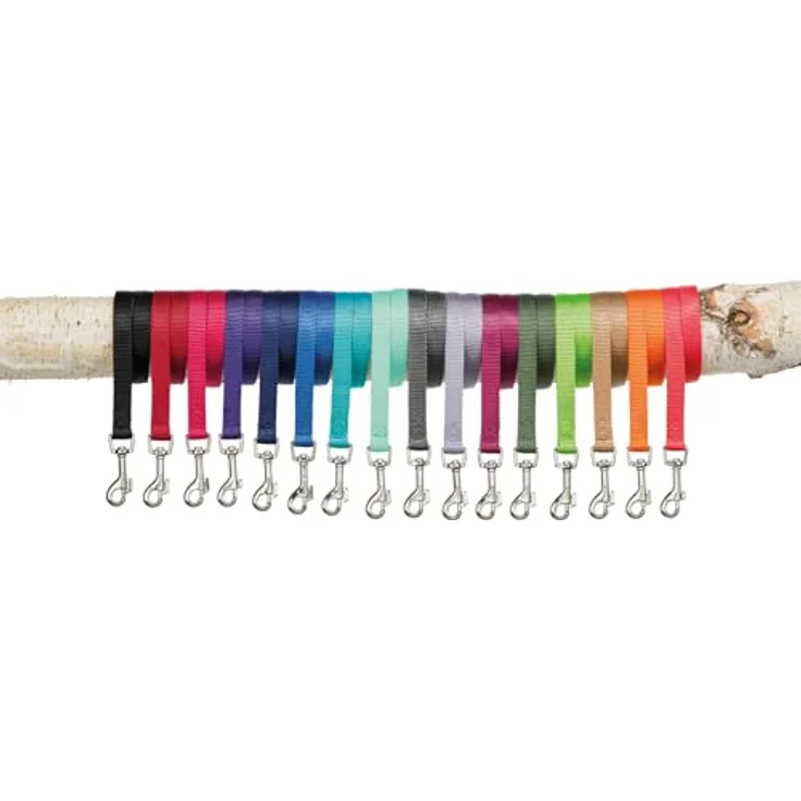 TRIXIE Hundeleine Premium M–L, 1,00 m 20 mm in schwarz - stabile Hundeleine mit praktischer Handschlaufe - für mittelgroße bis große Hunde - 200201 – Bild 4