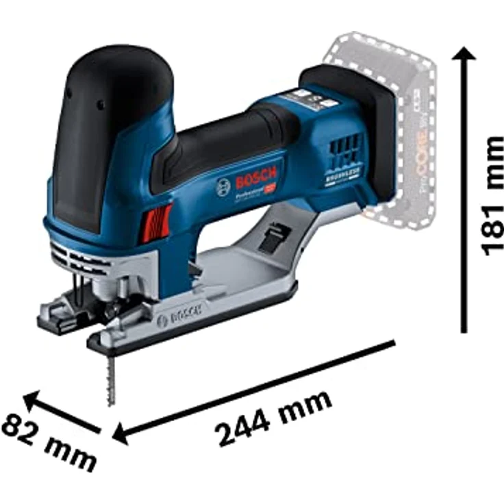Bosch Professional Akku-Stichsäge GST 18V-155 SC, ohne Akku ohne Ladegerät – Bild 3