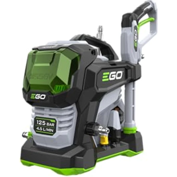 EGO HPW1800E, Akku-Kompakt Hochdruckreiniger mit 125 bar Reinigungskraft und umfangreichem Zubehör – Bild 1