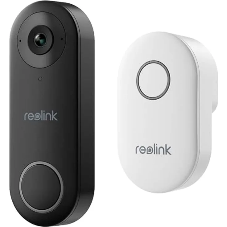 REOLINK D340W, 5MP 2K+ WLAN Video Türklingel mit Dualband, Personenerkennung und Zwei-Wege-Audio