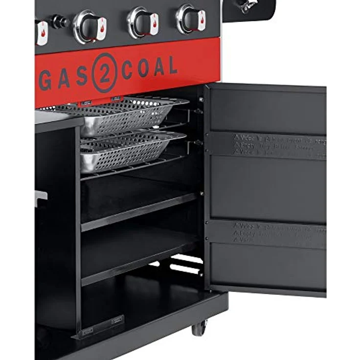 Char-Broil MADE2MATCH Innenregal Gas2Coal 2.0 440 – Bild 2