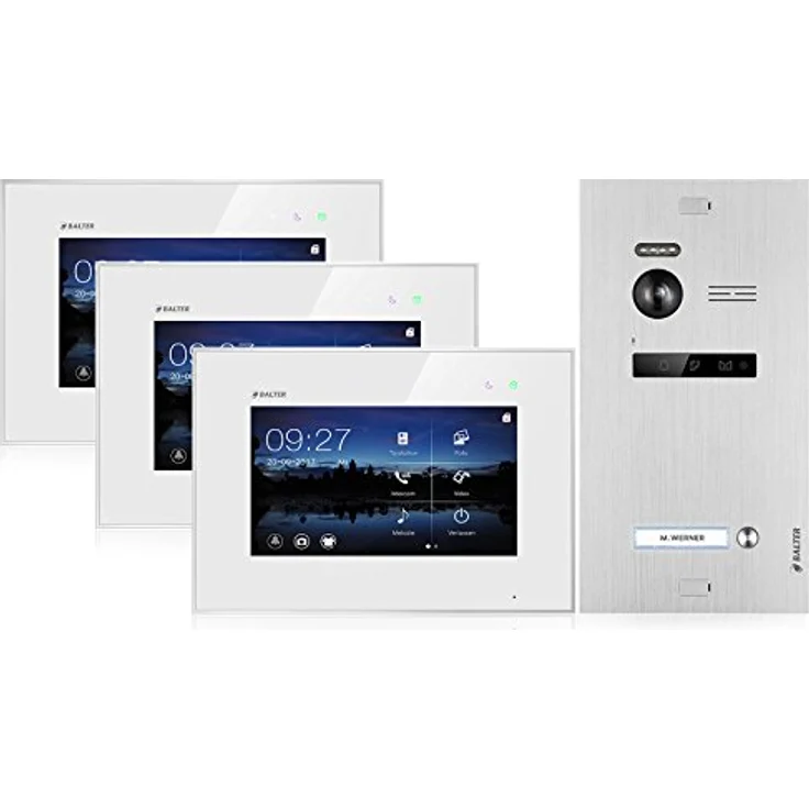 BALTER EVO SILVER VIDEO-TÜRSPRECHANLAGE 3X7 TOUCHSCREEN 2-DRAHT – Bild 2