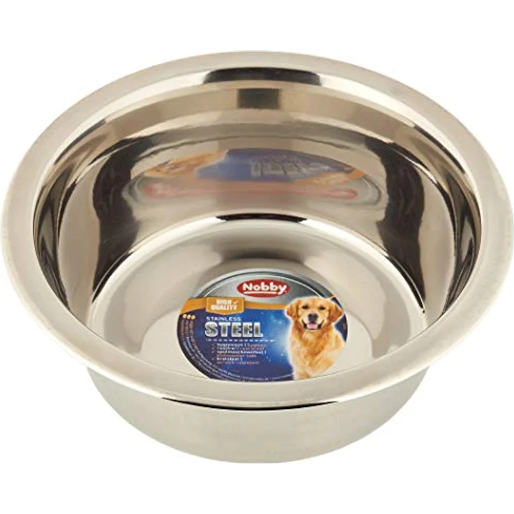 Nobby Edelstahlnapf, 16,5 cm 0,80 ltr., 1 Stück – Bild 1