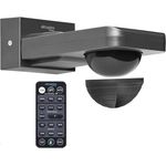 Oktaplex motion Tea Bewegungsmelder Aussen anthrazit 360 Grad inkl. Fernbedienung Infrarot-Sensor 9m Reichweite 230V IP65 - Preisvergleich