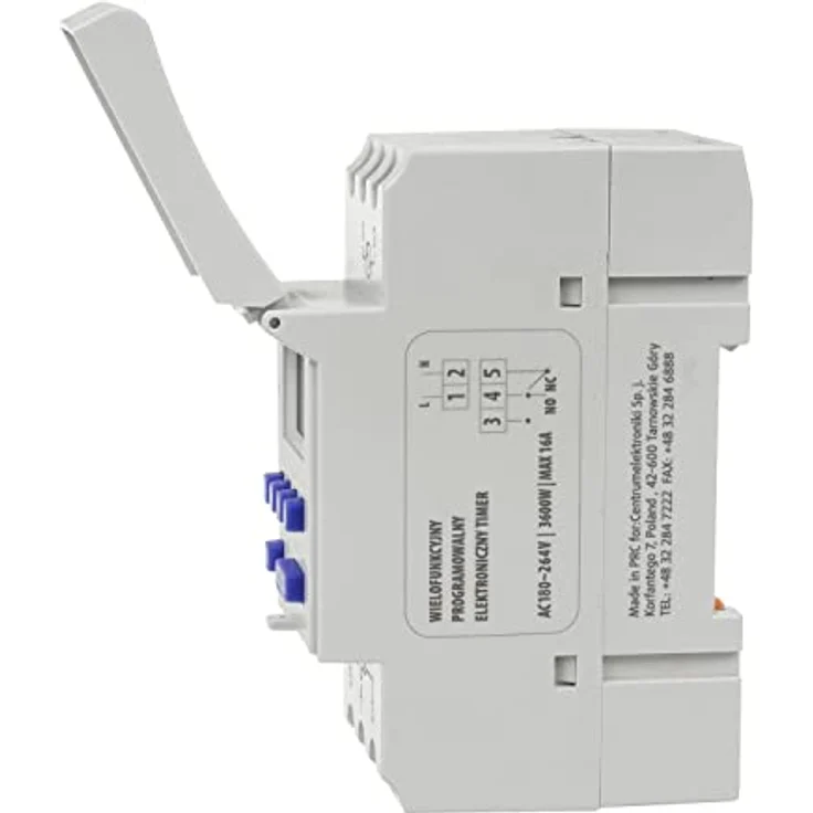 GreenBlue Zeitschaltuhr GB104, DIN-Schiene LCD Timer mit 16 Tagesprogrammen, max. 240 Programme, bis 16 A Belastbarkeit – Bild 5