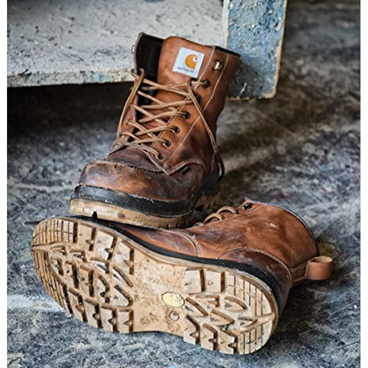 Carhartt Hamilton F702901 Sicherheitsschuh, wasserdicht mit Fiberglas-Zehenschutz und rutschfester Vibram-Sohle, schwarz – Bild 8