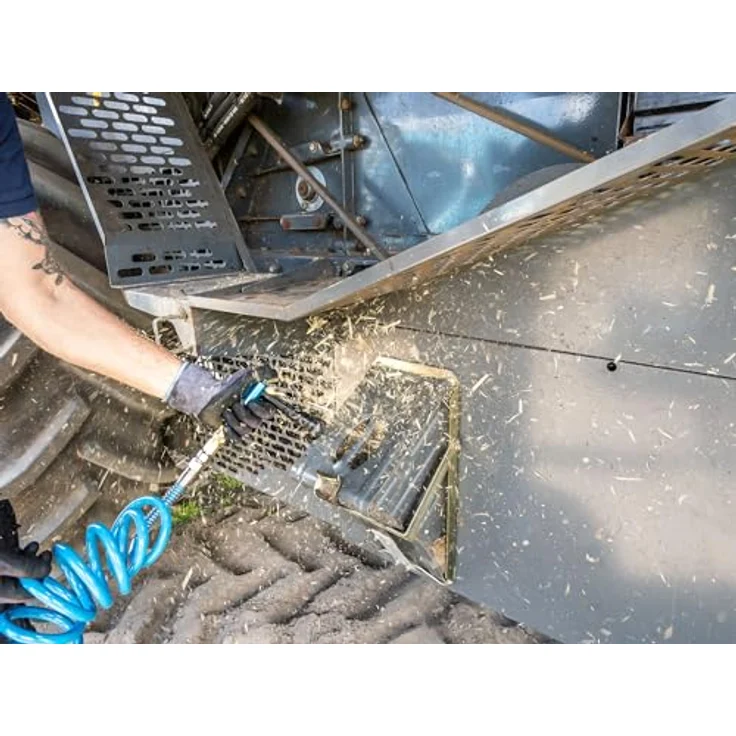 Hazet Turbo Ausblaspistole 9040T-1, Druckluftwerkzeug mit Verwirbelungsdüse für effektive Reinigung, 80 l/min Luftbedarf – Bild 6