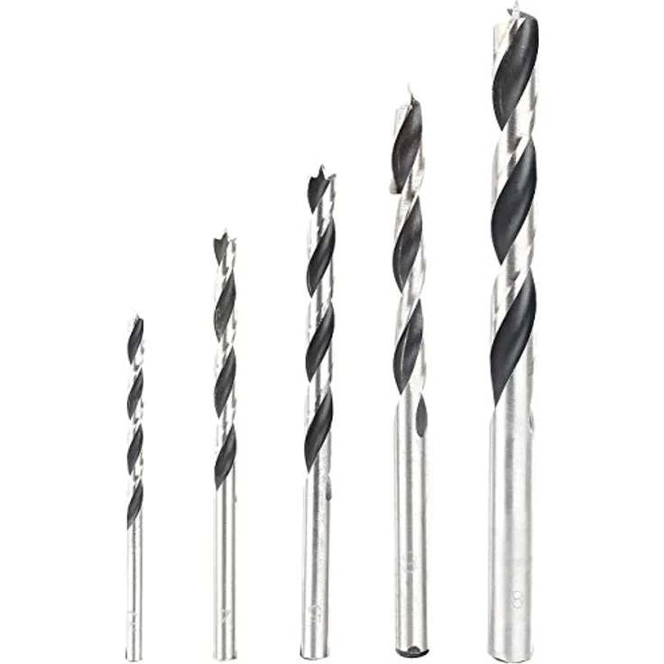 AGT Betonbohrer: Bohrer-Set 15-tlg. mit HSS-Metallbohrer, Holz- & Steinbohrer (Bohrersets) – Bild 8
