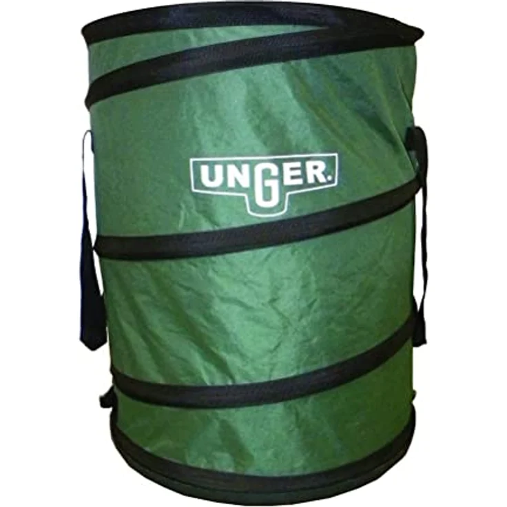 Unger Nifty Naber Bagger, Gartenabfallsack und mobile Müllsammeltonne, 180 Liter, wetterfest und wiederverwendbar – Bild 1