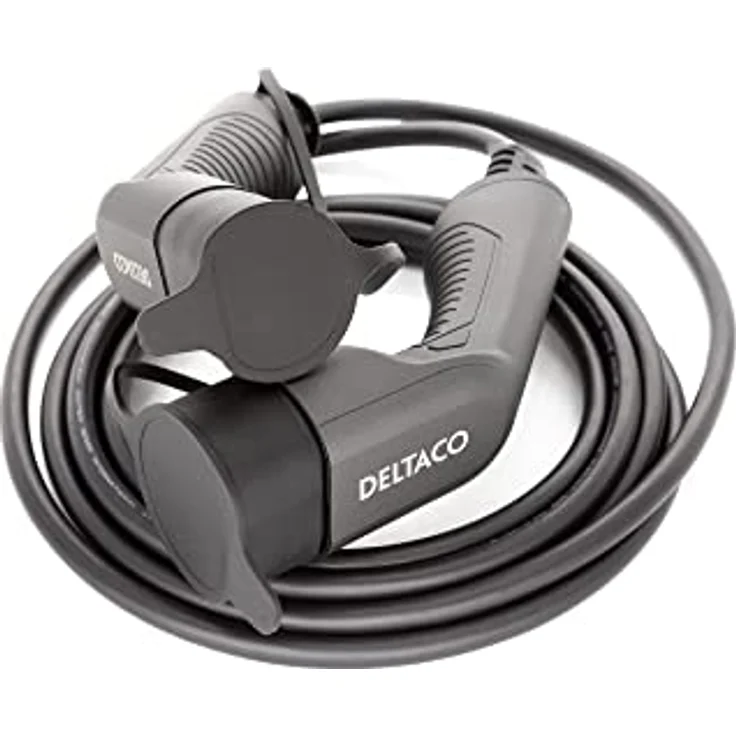 Deltaco Ladekabel für EV - Elektro-Auto EV-32110 3-phasig IEC Typ 2 auf Typ 2 - 16A 11kW, 10m – Bild 4