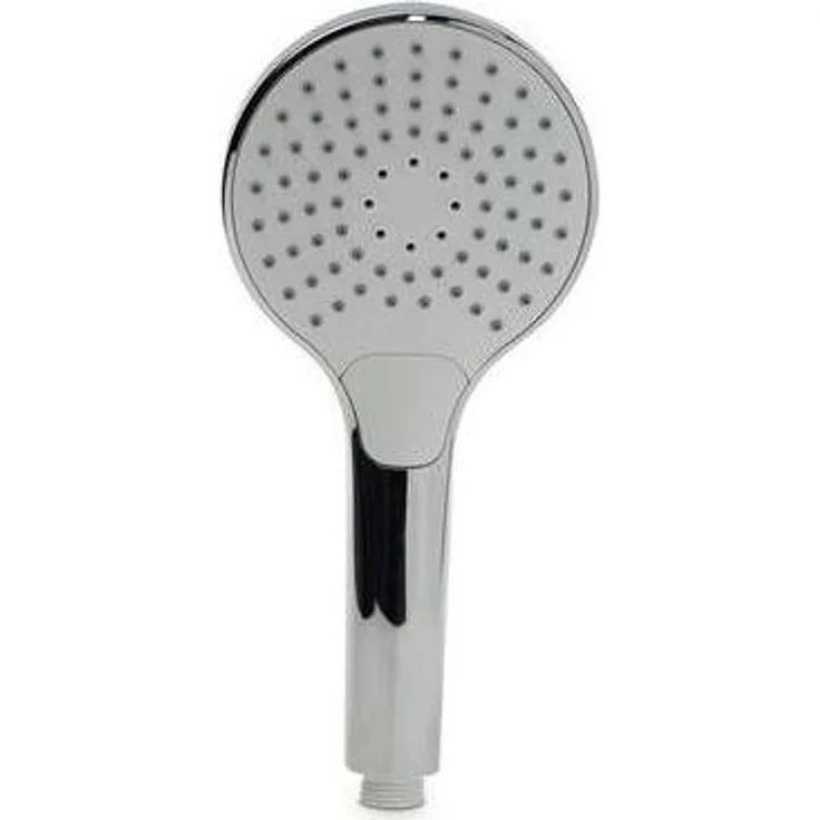 Csdk SL BLUE LABEL Duschbrause, Handbrause mit Rub-Clean-Funktion und 3 Strahlfunktionen, Chrom