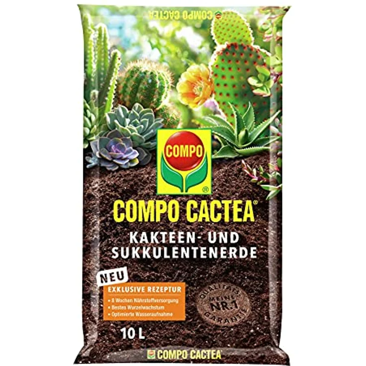 COMPO Cactea Kakteen- und Sukkulentenerde 10 Liter – Bild 2