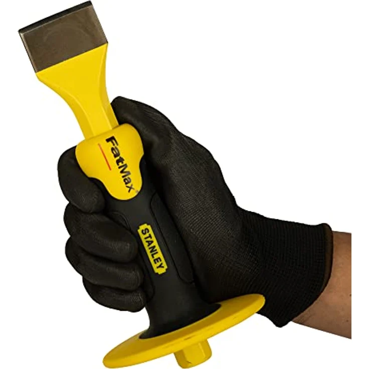 Stanley FatMax Maurermeissel (mit Handschutz, 45 mm Klingenbreite, Chrom-Vanadium Stahl, gehärtet und vergütet) 4-18-333 – Bild 3