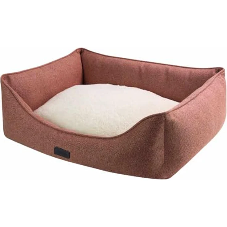 Nobby Tierbett eckig "ANDA", Komfortbett für Hunde und Katzen mit Wendekissen aus Softplüsch, waschbar bis 30 °C, mit Anti-Rutsch-Noppen – Bild 2