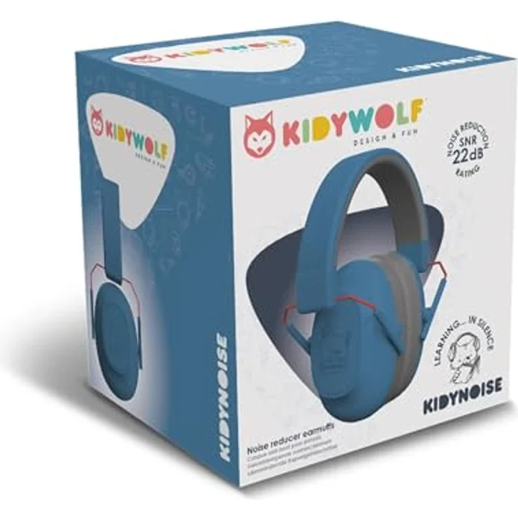Kidywolf Kidynoise Gehörschutzstöpsel für Kinder, Noise-Cancelling mit 25 dB Lärmreduzierung, verstellbares Kopfband, ergonomisches Design – Bild 3