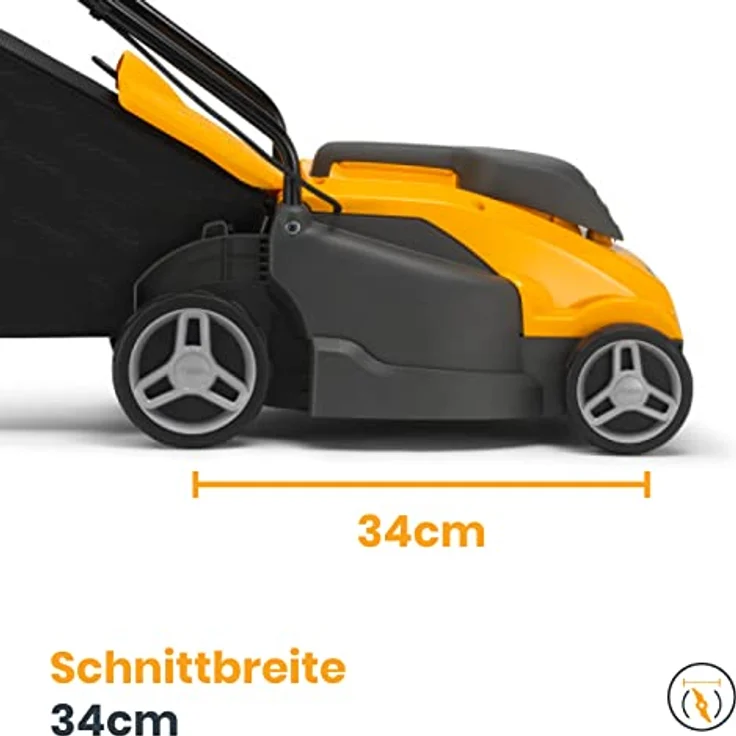 STIGA Elektro-Rasenmäher Combi 336c, Schnittbreite 34 cm, 1400 W, 35 L Auffangbeutel – Bild 5