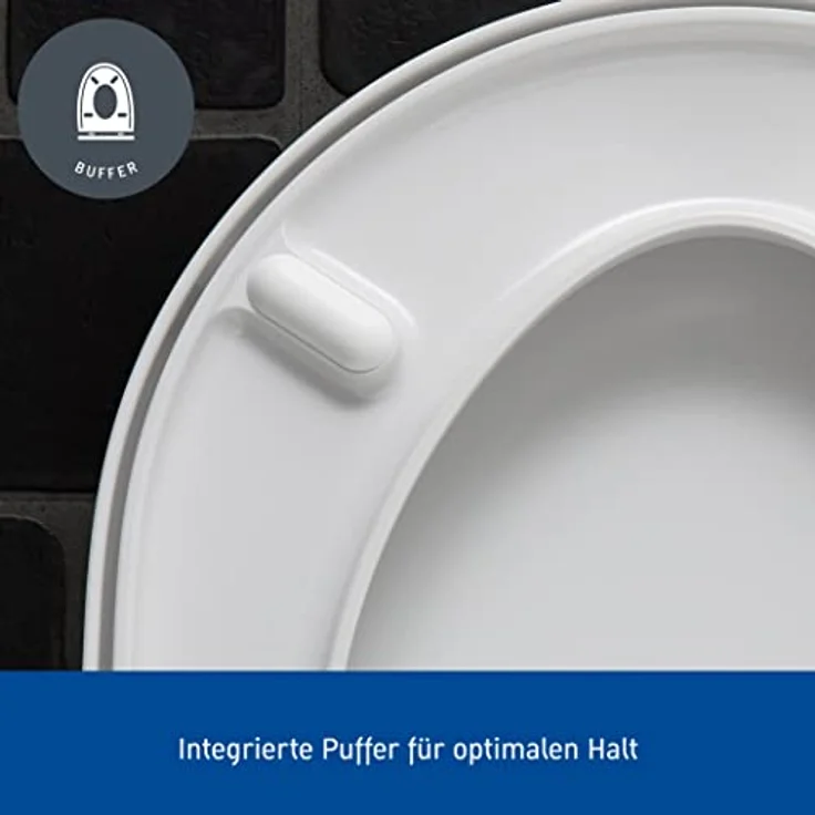 Duravit WC-Sitz Starck 3, Weiß, 43,1 cm x 37 cm x 4,3 cm mit Absenkautomatik und Edelstahlscharniere – Bild 3