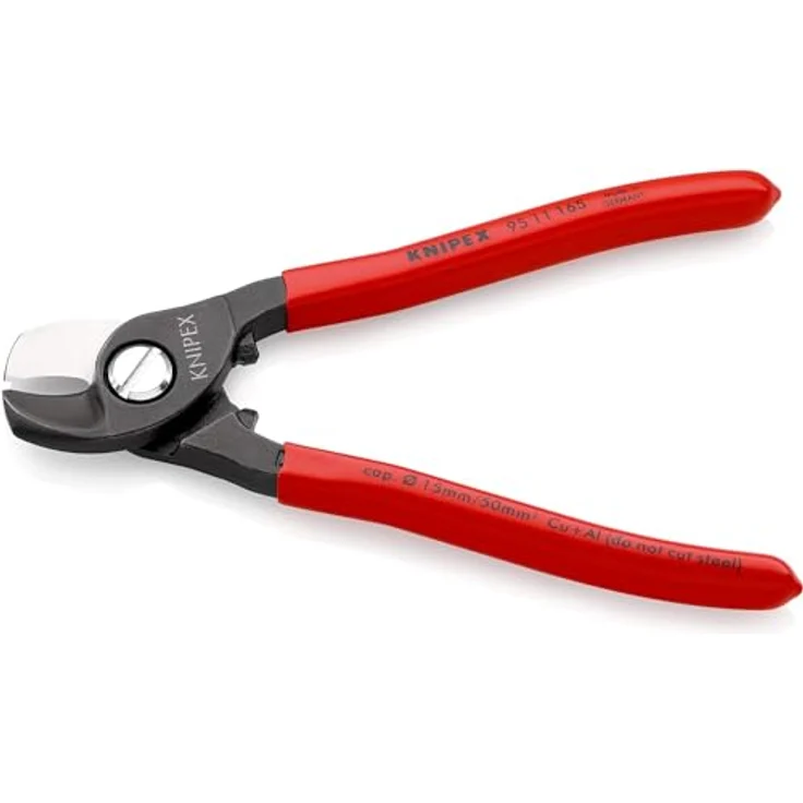 KNIPEX 95 11 165 Kabelschere mit Kunststoff überzogen 165 mm – Bild 2