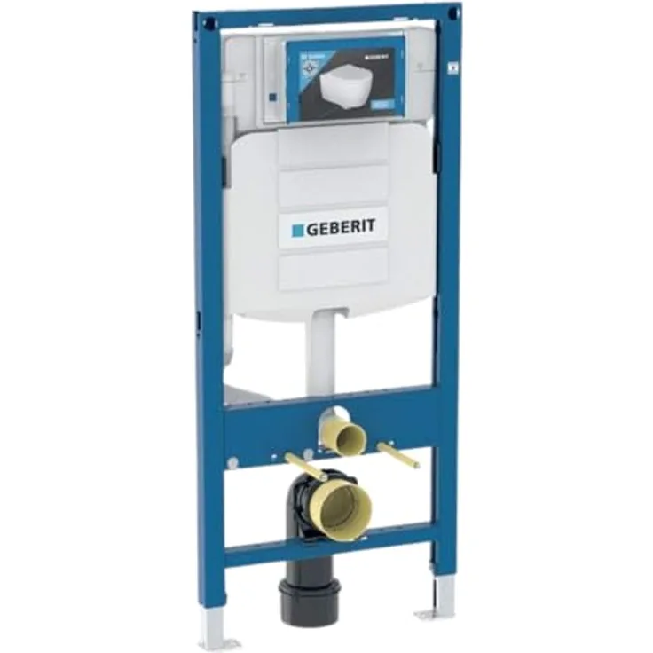 Geberit Duofix Element für Wand-WC, 112 cm, Sigma UP-Spülkasten 12 cm, kompatibel mit Duofix Systemwänden, 50 Jahre Ersatzteilsicherheit