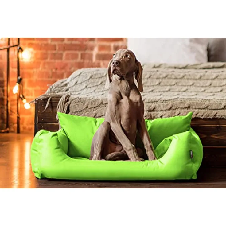 tierlando NEMO Hundebett Hundesofa Hundekorb Katzenbett Größe: N2 | Farbe: 19 Kiwi