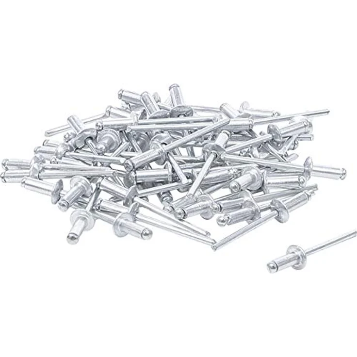 BGS Do it yourself 75848 | Blindnieten-Sortiment | Ø 4,0 mm | 50-tlg. | Aluminium mit Stahlstift – Bild 1