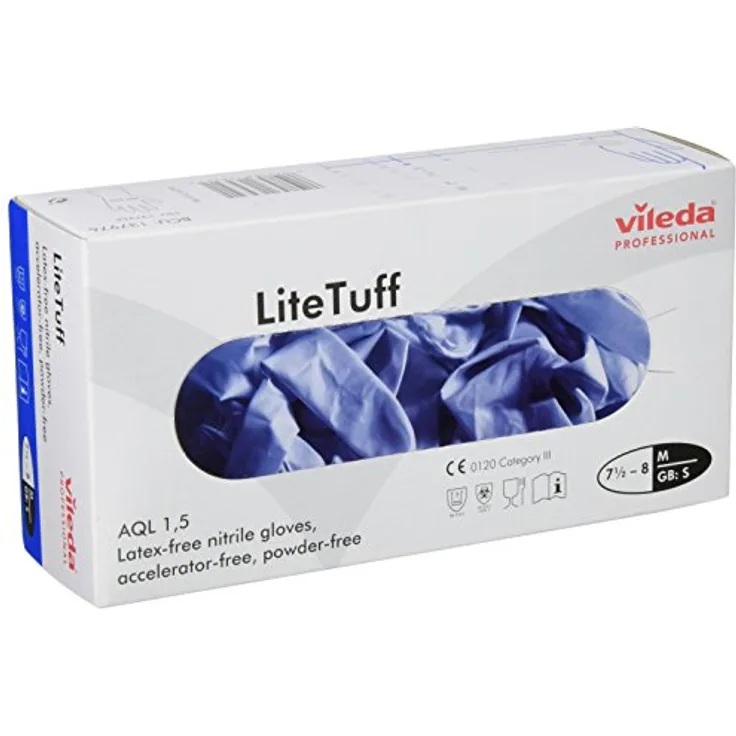 Vileda Handschuhe LiteTuff Nitril Größe M VE=100 Stück