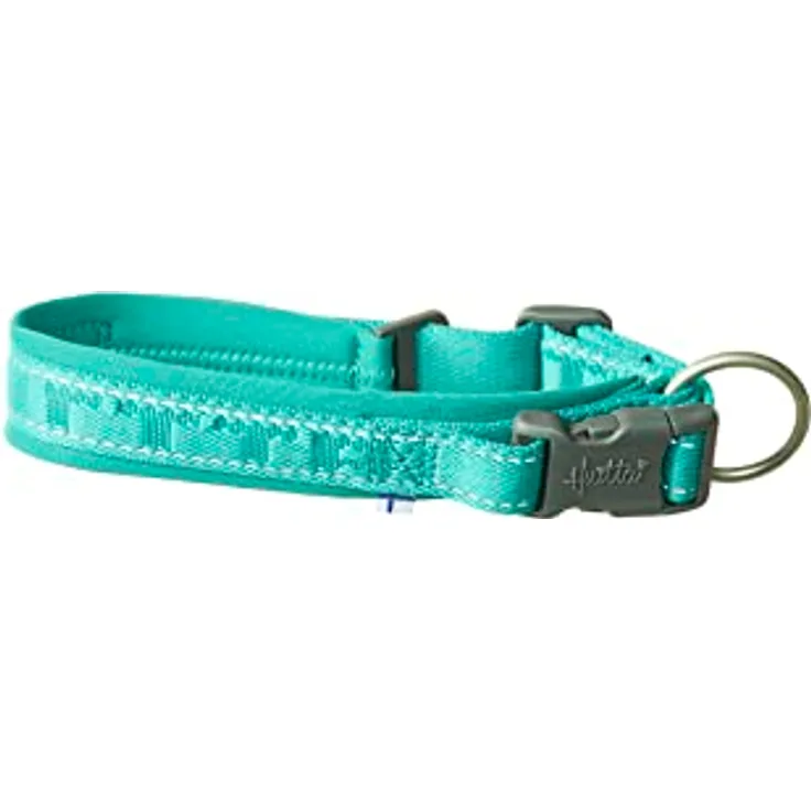 Hurtta Casual Hundehalsband, Hundehalsband mit 3M-Reflektoren, Peacock