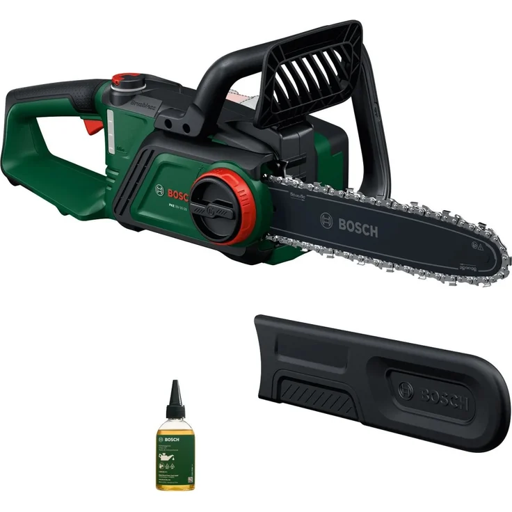 Bosch Akku-Kettensäge PKE18V-30-28, bürstenloser Motor, 27 cm Schnittdurchmesser, automatische Ölsystem, Solo Variante – Bild 1