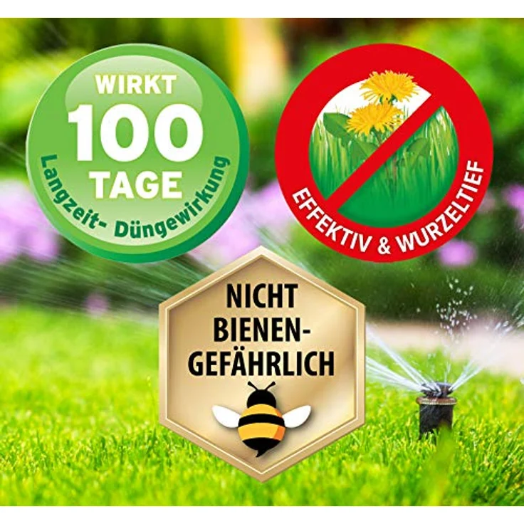 ROUNDUP&reg, Rasen-Unkrautfrei Unkrautvernichter mit Rasendünger 9 kg – Bild 4
