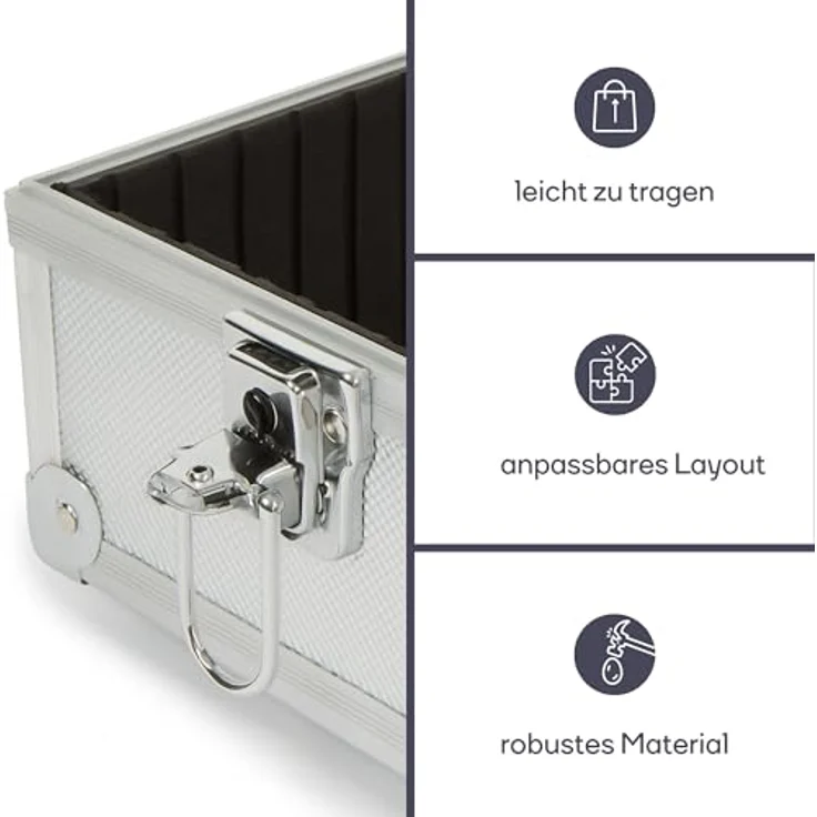 Perel 1819 Werkzeugkoffer aus Aluminium – Bild 6
