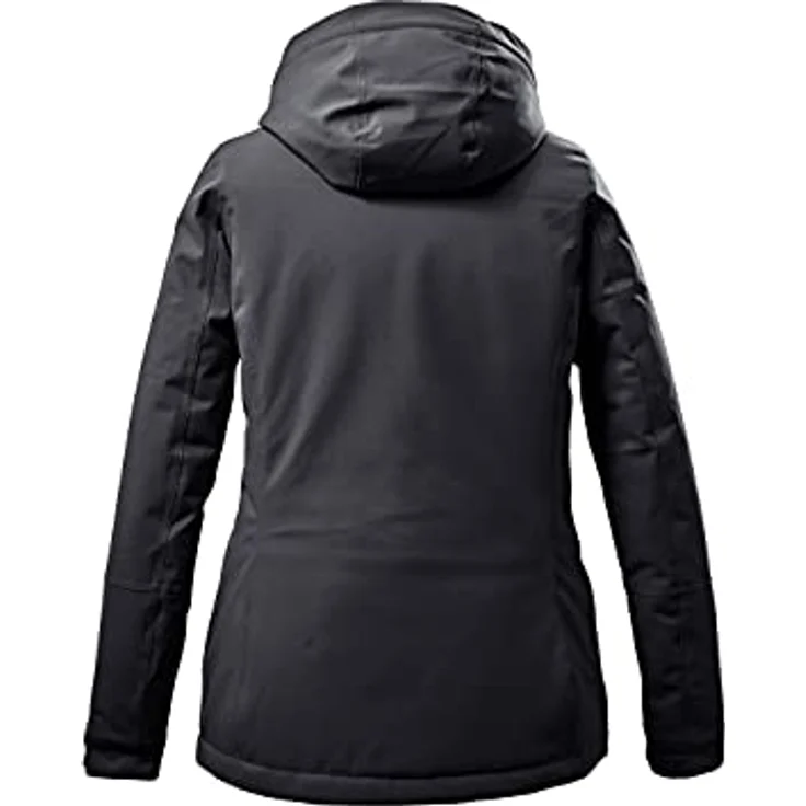 Killtec Softshelljacke Outdoorjacke KOW140 Damen Funktionsjacke wasserdicht atmungsaktiv Teddyfleece gefüttert PFC-frei Schwarz – Bild 3