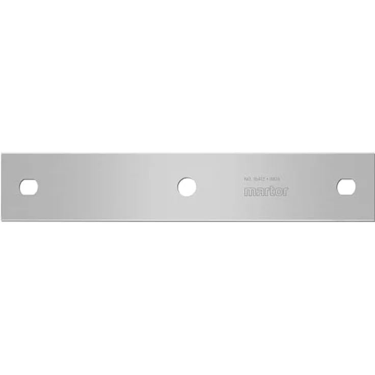 MARTOR Glashobelklinge 120mm Lang, 22mm Breit, Doppelseitiger Schliff, rostfrei, 2-Fach Nutzbar, 10er Pack