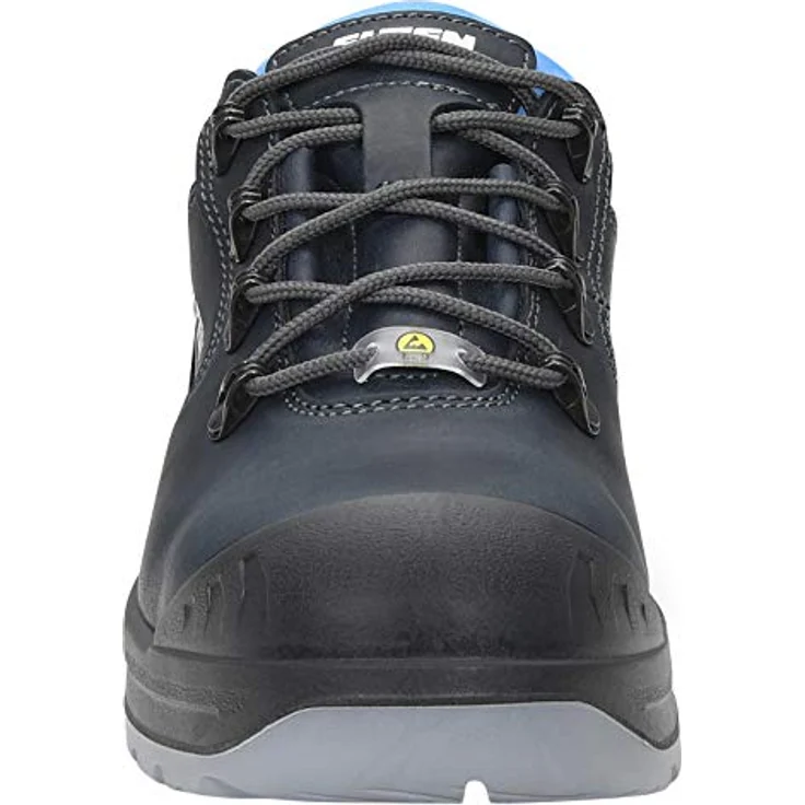ELTEN LENA blue Low ESD S3 Sicherheitsschuh, Damen Halbschuh aus Rindleder mit atmungsaktivem Textilfutter und PU/PU Sohle, blau – Bild 2