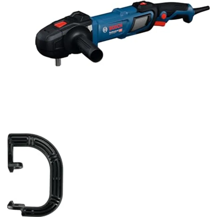 Bosch Professional GPO 14-180 S Rotationspoliermaschine, 1400 Watt, 180 mm, ergonomisches Design, vibrationsarm