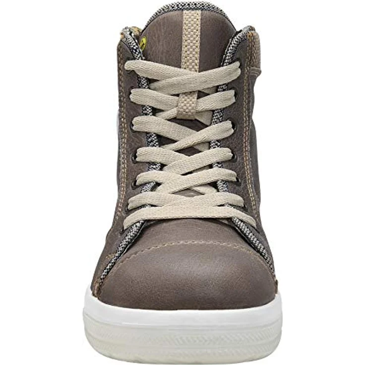 Elten EMOTION ESD S3 Sicherheitsschuhe, Sicherheitsschnürstiefel aus wasserabweisendem Nubukleder im Vintage-Design, Größe 43, mit integrierter Stahlkappe und SRC-zertifizierter Sohle – Bild 2