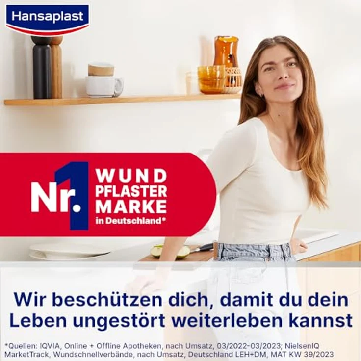 Hansaplast Lärmstopp Ohrstöpsel (6 Stück), Gehörschutz reduziert Geräusche um 33db, sanfter Tragekomfort, ideal zum Schlafen, weiß – Bild 4