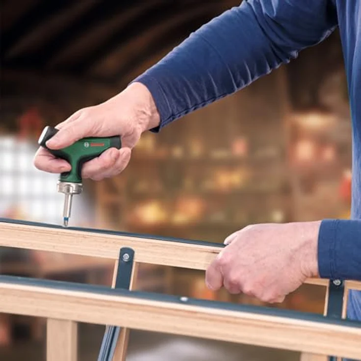 Bosch Handwerkzeug-Adventskalender 2024, 33-teilig (Werkzeug-Set mit Bit-Ratschenschraubendreher T-Griff, Präzisionsschraubendreher, Bit-Schraubendreher Stubby, Zubehör, Korkenzieher, Tasche) – Bild 4