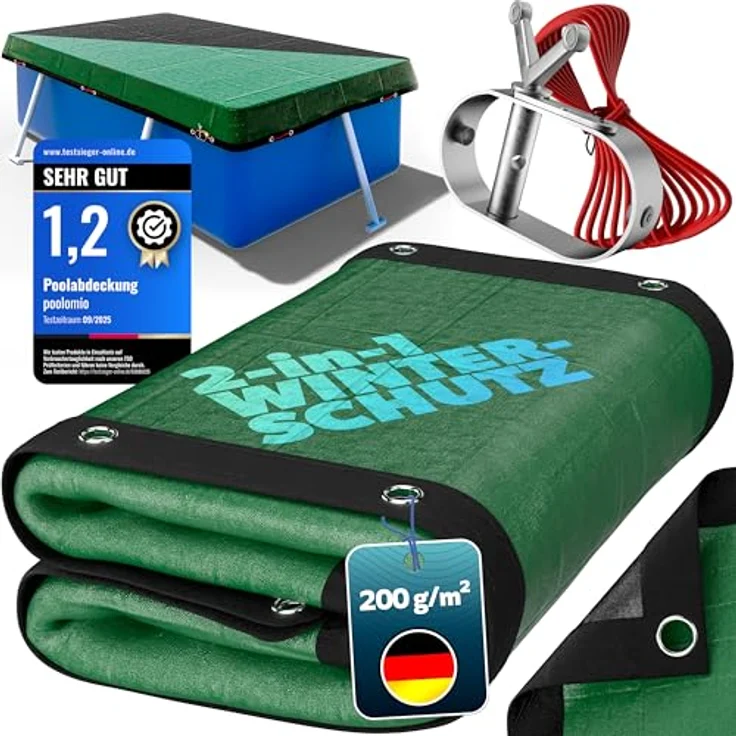 Poolomio Winterplane rechteckig 800 x 400 cm – Bild 2