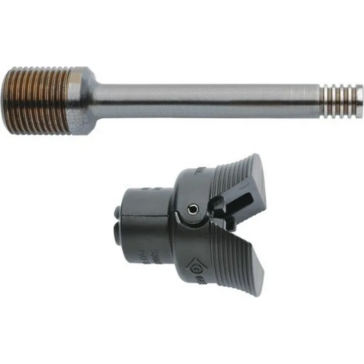 Klauke Steinbohrer Klauke Speed Lock und Zugbolzen 52055439, hydraulisch betrieben, für Stahlblech, Kunststoff und Aluminium, 9,5 mm