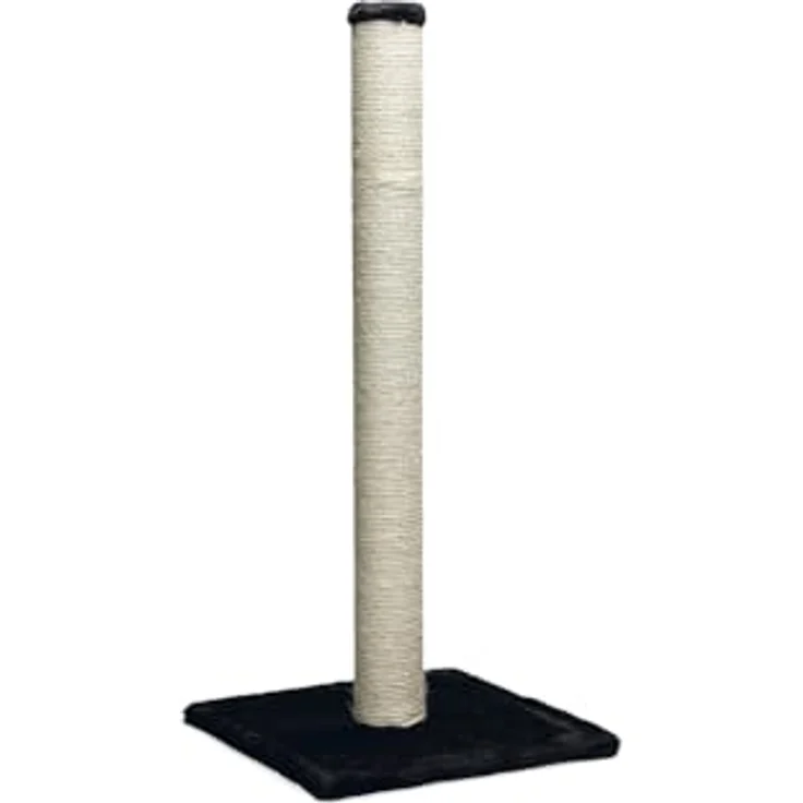Beeztees 408051 Kratzbaum Gina, XL, 40 x 40 x 90 cm, schwarz – Bild 3