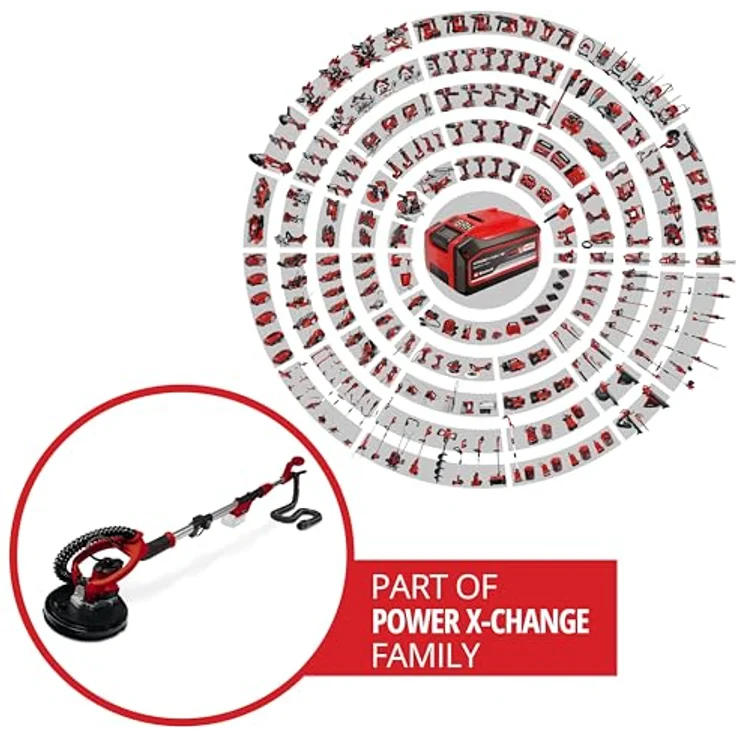 Einhell Akku-Trockenbauschleifer TE-DW 18-225 Li Power X-Change PXC, ohne Akku ohne Ladegerät – Bild 2