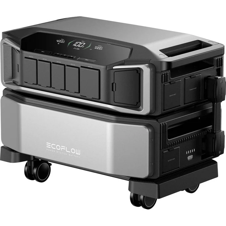 ECOFLOW Delta Pro Ultra Powerstation 60Ah, modulare 230-V-Leistung mit Solar- und Netzeinspeisung, USB-A und USB-C®