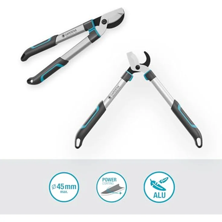 Gardena Astschere EasyCut S, Bypass-Schneidprinzip, für frisches Holz, 45 mm Schneiddurchmesser – Bild 2